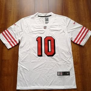 San Francisco 49ers #10 Jimmy Garoppolo White Rush